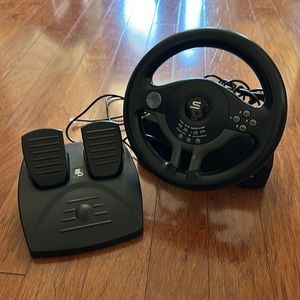 Superdrive racing Driving Wheel with pedals Nintendo Switch-PS3 PS4-Xbox One-PC